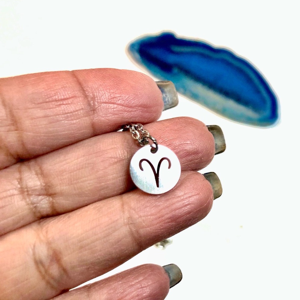 Aries Necklace, Constellation, Zodiac, Astrology - Picture 1 of 6